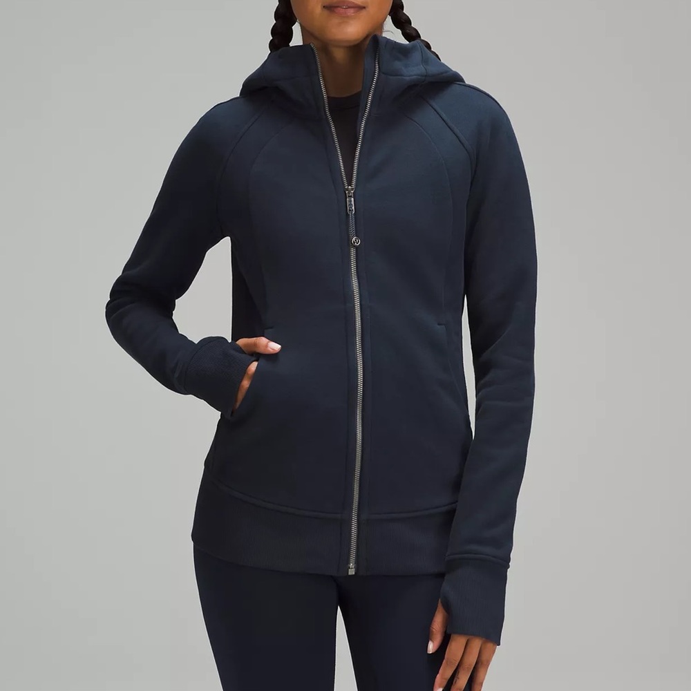 LULULEMON Scuba Full-Zip Hoodie - True Navy - Size 6